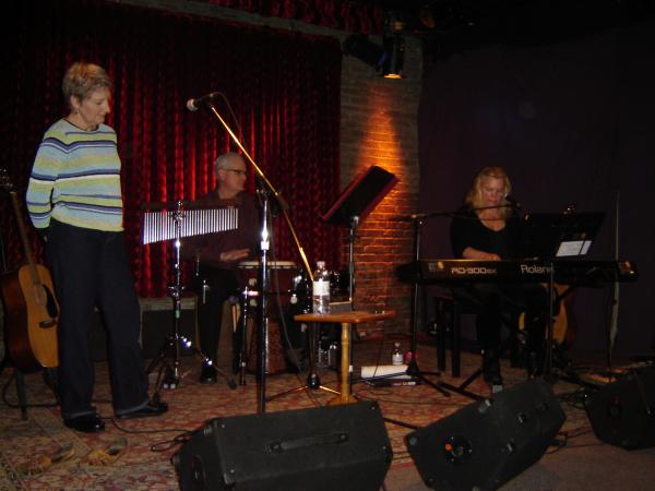 me susan cook brad hawkes at duncan garage showroom feb 21 2010
