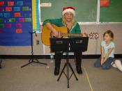kindergarten class at pleasant valley school Christmas 2009